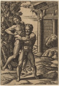 Herkules a Antaeus