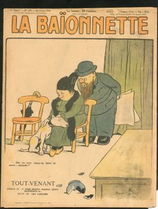 Obálka „“La Baionnette“, Satirical en Colours od Marcel Amable O.L. Capy