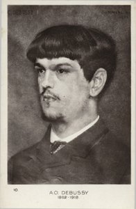 Claude Debussy , francouzský skladatel (1862-1918)
