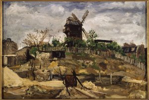 Moulin de la Galette, kolem roku 1920 (olej)
