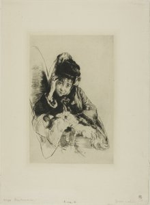 paní Desboutinová od Marcellin Gilbert Desboutin