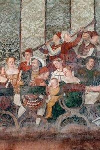 Banket, detail návštěvy Kristiána I. Dánského u Bartolomea Colleoniho, Síň cti