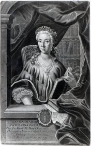 Laura Maria Caterina Bassi, vyryl Johann Jakob Haid