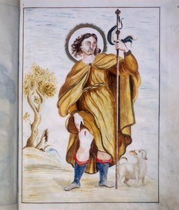 Valaistus "Bull of the Aggregation autasta San Roccon kunnioitettavasta arkkikonsertista Roomassa od Marco Antonio Binarelli