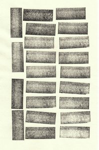 Stones_22, 2017 (gumová razítka) od Marco Campedelli
