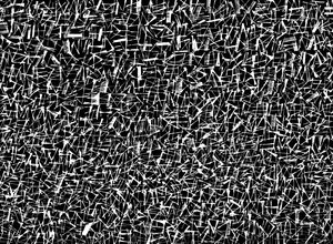 Textura, 2017 (tuš na inkoustovém papíře)