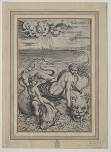 Love and Cupid Carried by Dolphins, 1500s.