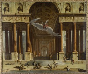 The Pool of Siloam, cca 1711-16 (olej na plátně) od Marco Ricci