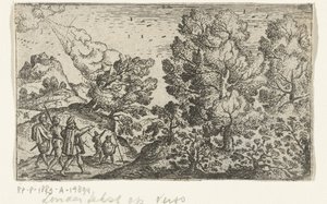 Cestujte opatrně Životní lekce z přírody (název série) od Marcus Gheeraerts (I) (attributed to)