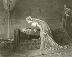 Lear a Cordelie od Marcus Stone