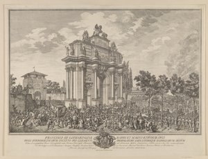 Čestný sport Frantze Stephana při vjezdu do Florencie 1739 od Marcus Tuscher