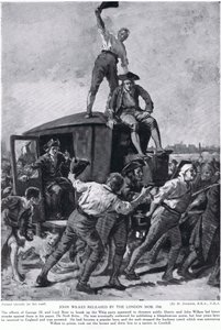 John Wilkes propuštěn londýnskou mafií od Margaret (after) Dovaston