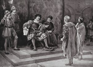 Thome de Sousa, první generální guvernér Brazílie (litografie) od Margaret (after) Dovaston