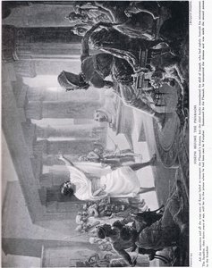Josef před faraonem, cca 1920 (litografie) od Margaret Dovaston