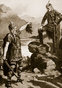 Hlava Donalda Macwilliama darovaná Alexandru II., ilustrace z knihy "Hutchinson