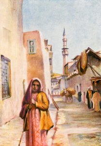 V Salehiyeh (barevná litografie) od Margaret Thomas