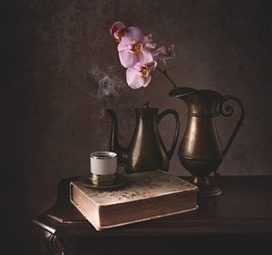 Zátiší s teplou orchidejí od Margareth Perfoncio