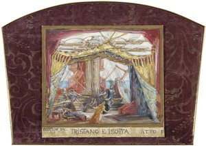 Scénografie k opeře Tristan a Isolda R. Wagnera od Marià Fortuny