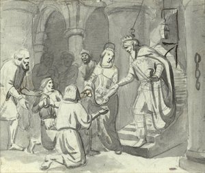 Zázrak květů svaté Casildy od Marià Fortuny Marsal