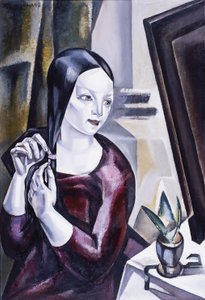 Žena před zrcadlem, 1922