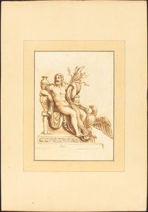 Jupiter od Maria Catharina Prestel after Giulio Romano