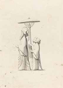 Socha v Persepolis, z Le Bruyn
