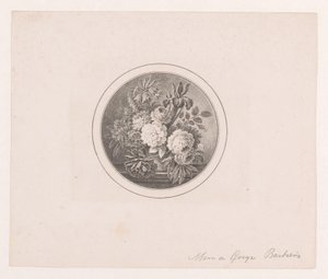 Květiny ve váze od Maria Geertruida de Goeje Barbiers (attributed to)