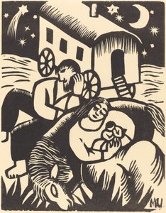 Odpočívající Cikáni, 1918.