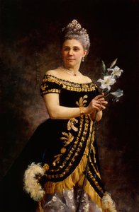 Portrét operní pěvkyně Idy Basilier-Magelssen 1846-1928 jako Philine v opeře..., 1887.