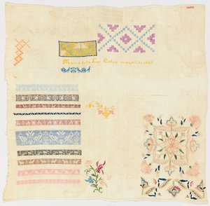 Sampler od Maria de la Luz Garcia