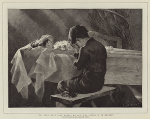 Jdi, musíš si hrát sám, můj chlapče, tvoje sestra je v nebi od Marianne Stokes