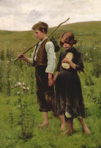 Bezdomovci, 1885 od Marianne Stokes