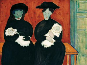 Dvojčata od Marianne von Werefkin (1860-1938) od Marianne von Werefkin