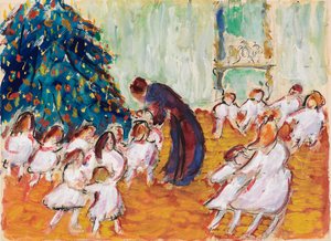 Vánoční strom, 1911. od Marianne von Werefkin