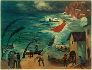 Rybáři v bouři od Marianne von Werefkin