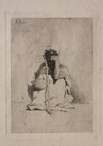 Žebrák od Mariano Fortuny y Marsal