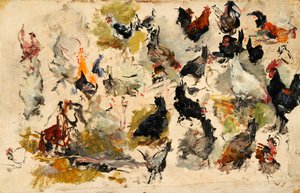 Kohoutská studie, 1869. od Marià Fortuny