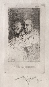 kardinál Deaux. od Mariano José María Bernardo Fortuny y Carbó