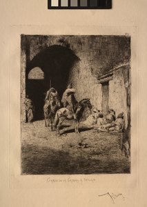 Stráž Casbah v Tetuanu.