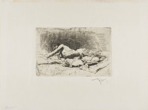 Man Rolling od Mariano Fortuny y Marsal
