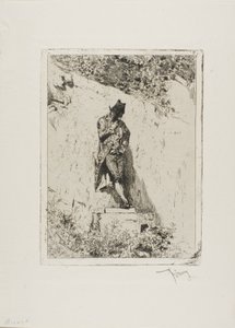 Meditace od Mariano Fortuny y Marsal