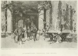 Akademici vybírající model (hlubotisk) od Mariano José María Bernardo Fortuny y Carbó