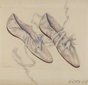 Vycházkové pantofle, c. 1936.