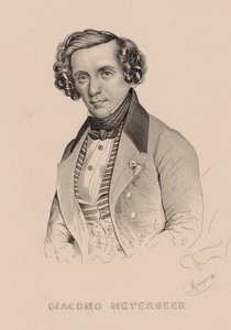 Portrét skladatele Giacoma Meyerbeera 1791-1864, 1836.