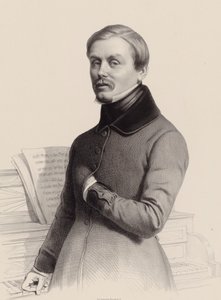 Portrét varhaníka a skladatele Hippolyte Monpou 1804-1841, 1841.