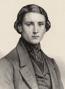 Portrét varhaníka a skladatele Louise Jamese Alfreda Lefébure-Wely 1817-1869, 1840.