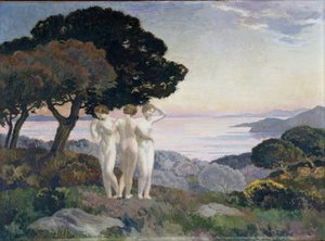 Obraz Tři Grácie od Emila rene Menarda (1861-1930) 20. století Povinná zmínka: Založení sbírky se týká de Provence, Marseille