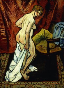 Stojící akt s ručníkem; Nu Debout Sa Drapant, 1919
