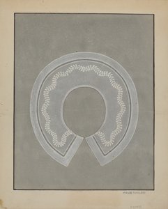 Lněný vyšívaný límec, c. 1936.