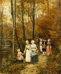 Odpolední procházka, 1879